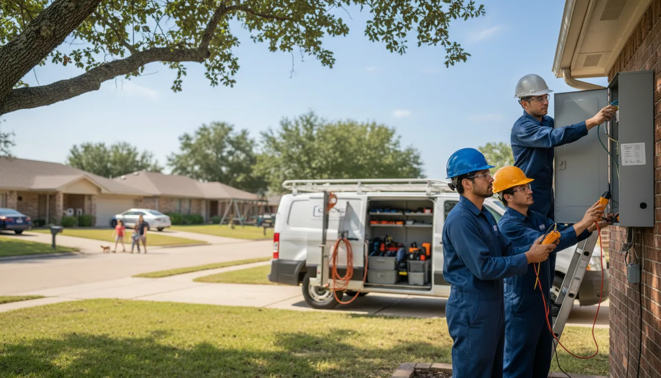 Certified electrician providing emergency electrical services in Goshen, CT